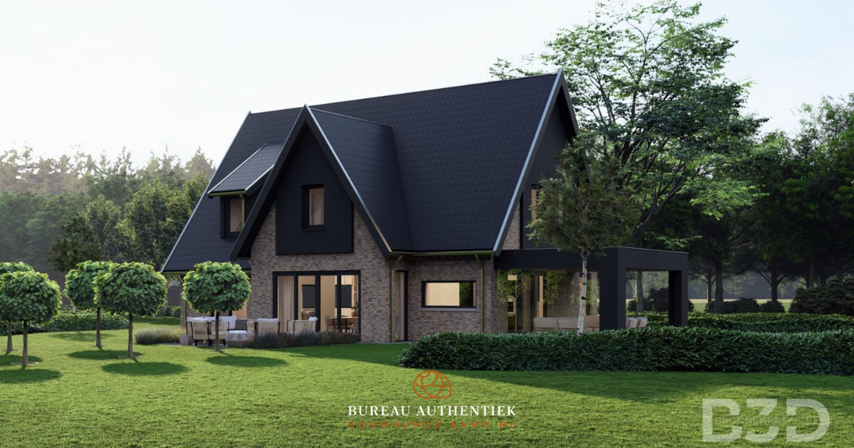 Moderne landelijke woning