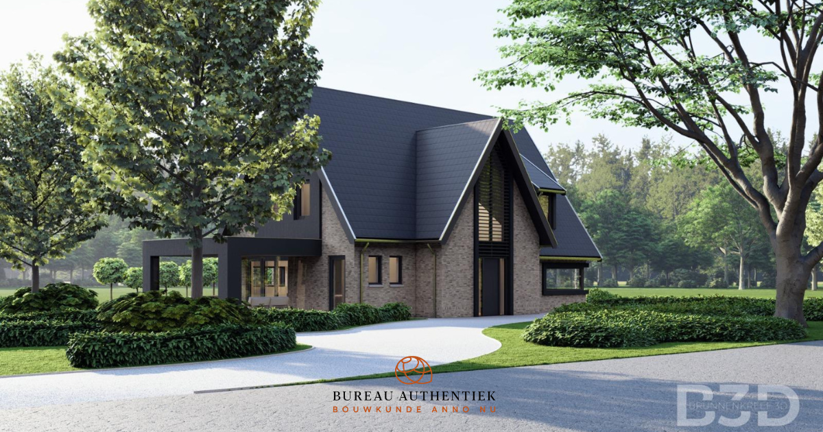 Moderne landelijke woning