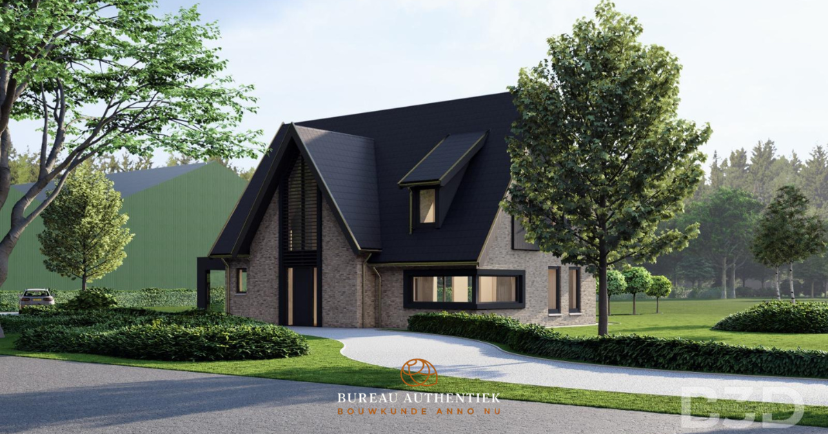 Moderne landelijke woning