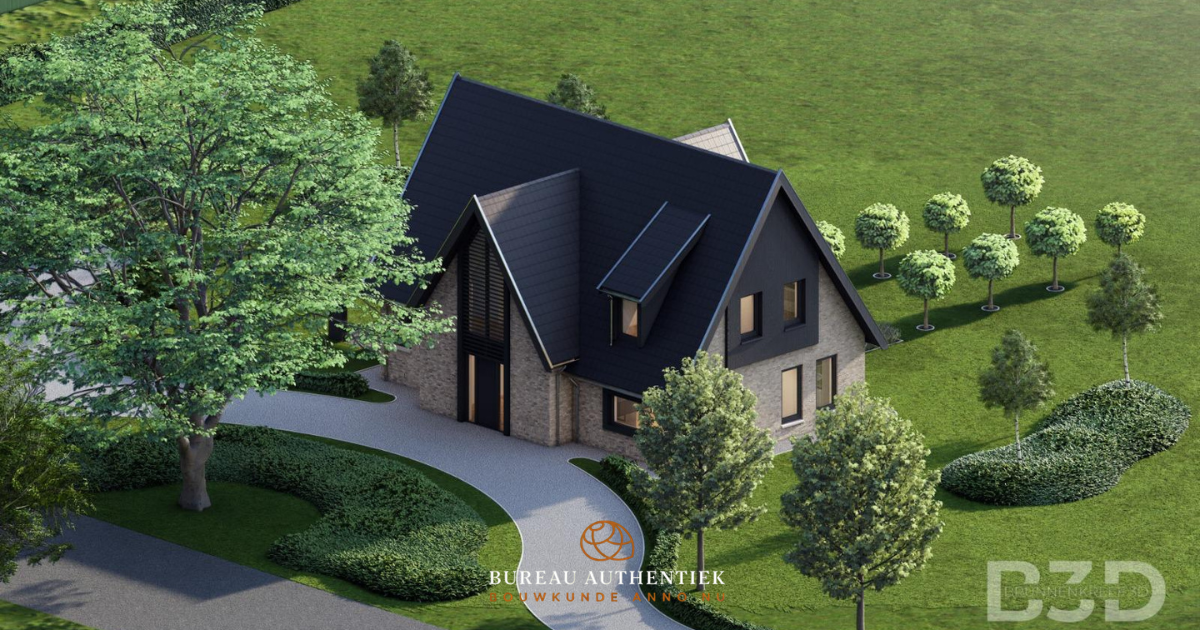 Moderne landelijke woning