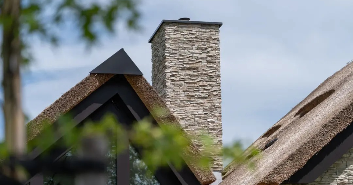 Landelijke villa in een krachtig lijnenspel
